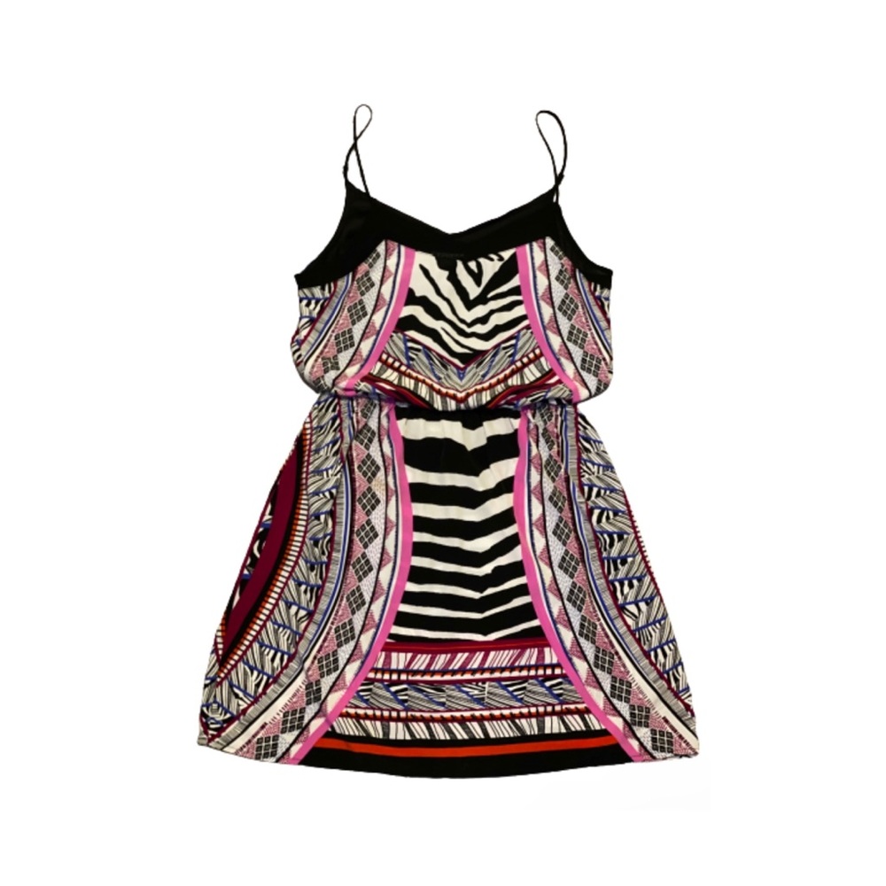Multi color scrunched dress